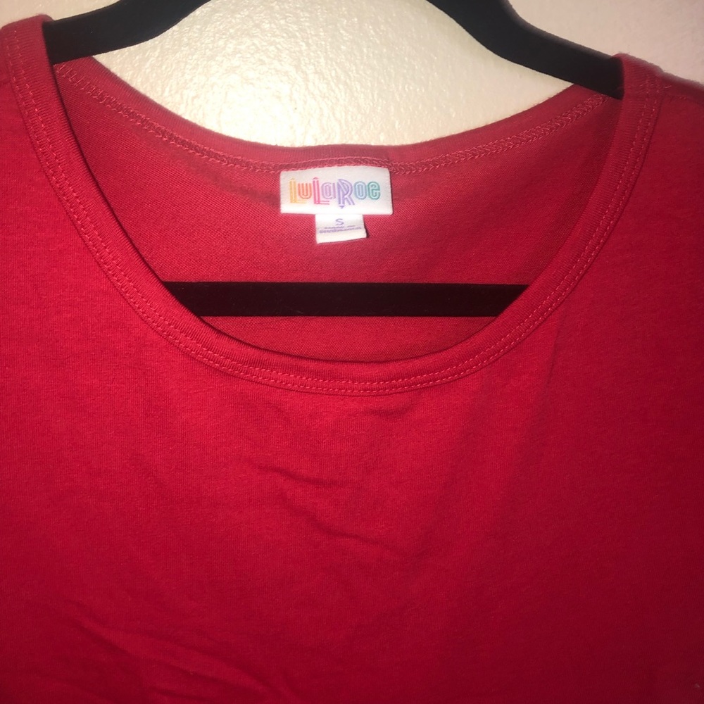 Lularoe Julia— beautiful coral color!
